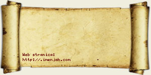 Irina Isaković vizit kartica